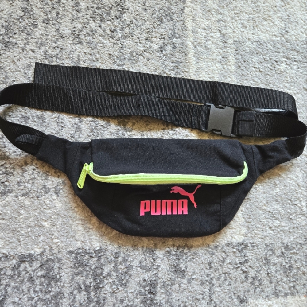 Puma Belt Bag Fanny Pack Neon Accents